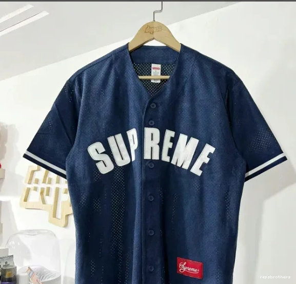 ULTRASUDE short sleeved mesh baseball 24SS BASEBALL MESH JERSEY suede 0611